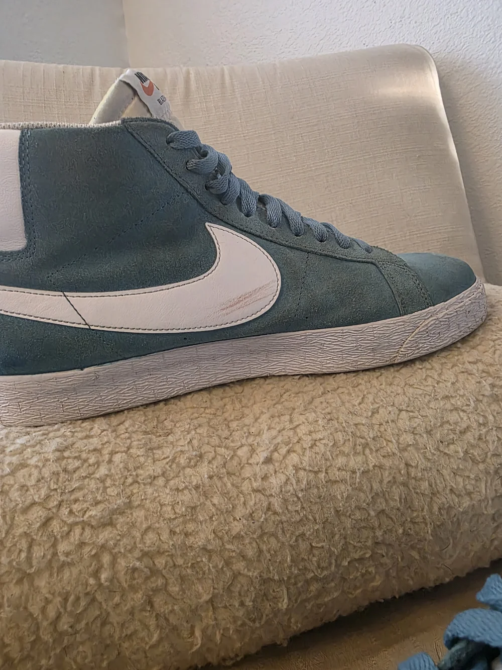 Nike SB Teal Suede High-Top Sneakers